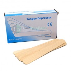Non-Sterile Standard Wooden Tongue Depressor (100 Pcs.)