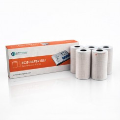 ECG Paper Roll (Size: 80mm X 20m) For 3 Channel ECG Machine (Pack of 5)