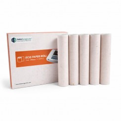 ECG Paper Roll (Size: 210mm X 20m) For 12 Channel ECG Machine (Pack of 5)