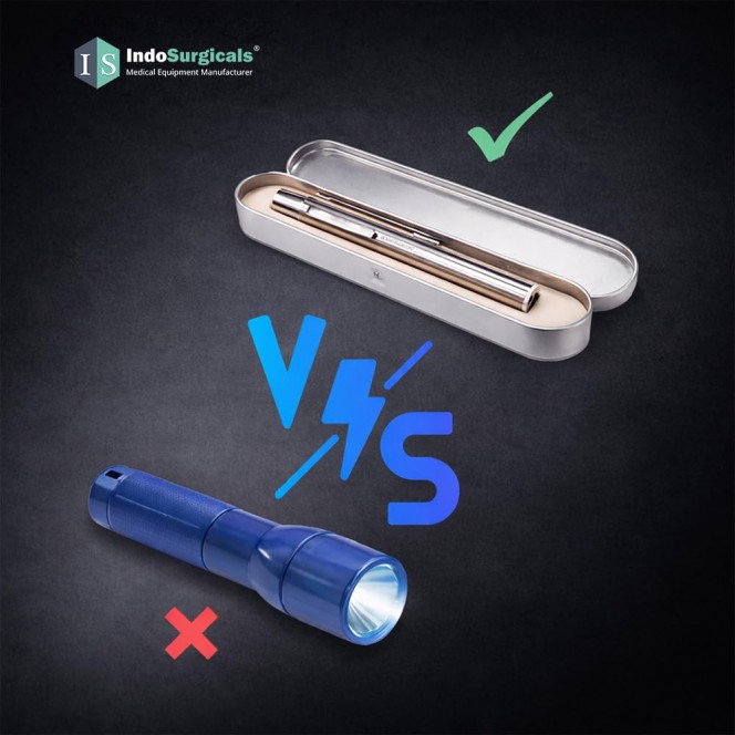 LED Pen Light for Doctors, USB Rechargeable Pen Torch, Dual Light for Eye & Clinical Examination LED Pen Light for Doctors, USB Rechargeable Pen Torch, Dual Light for Eye & Clinical Examination