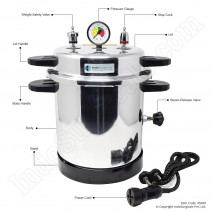 Autoclave Pressure Cooker Type, Mirror Finish, Electric, 10 litre