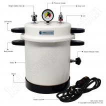 Autoclave Pressure Cooker Type, Epoxy Finish, Electric, 10 litre