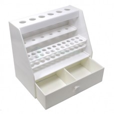 Micropipette Stand for 6 Pipette with Test Tube Rack & Drawer
