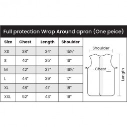 NoPb® Lead Free Full Protection (Partial Over Lap) Wrap Around Apron