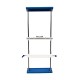 Chest Stand for X-Ray, Medical Imaging Equipment, Adjustable Height with Blue Accents - Wall Mounted Chest Stand (3 FEET)