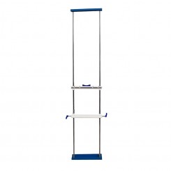 Chest Stand for X-Ray, Medical Imaging Equipment, Adjustable Height with Blue Accents - Wall Mounted Chest Stand (6 FEET)