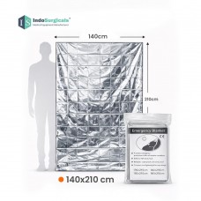 Emergency Thermal Blanket | Premium Mylar Foil Space Blanket for Survival, Travel & Extreme Cold Protection