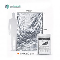 Emergency Thermal Blanket | Premium Mylar Foil Space Blanket for Survival, Travel & Extreme Cold Protection