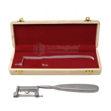 Skin Grafting Handle with Wodden Box (Small)