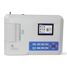 CONTEC ECG300G Electrocardiograph, Digital 3 Channel 12 lead EKG+Printer