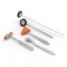 Neurological Reflex Hammer Set for Doctors & Medical Students | Medical Examination Hammer Set with Wartenberg Pinwheel, Babinski, Taylor, Buck & Queen Square Hammer